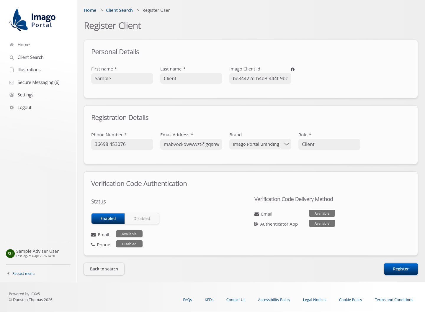 Common > 13 Register Client